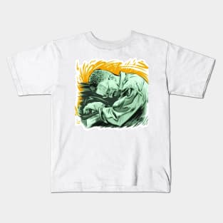 Keith Jarrett - An illustration by Paul Cemmick Kids T-Shirt